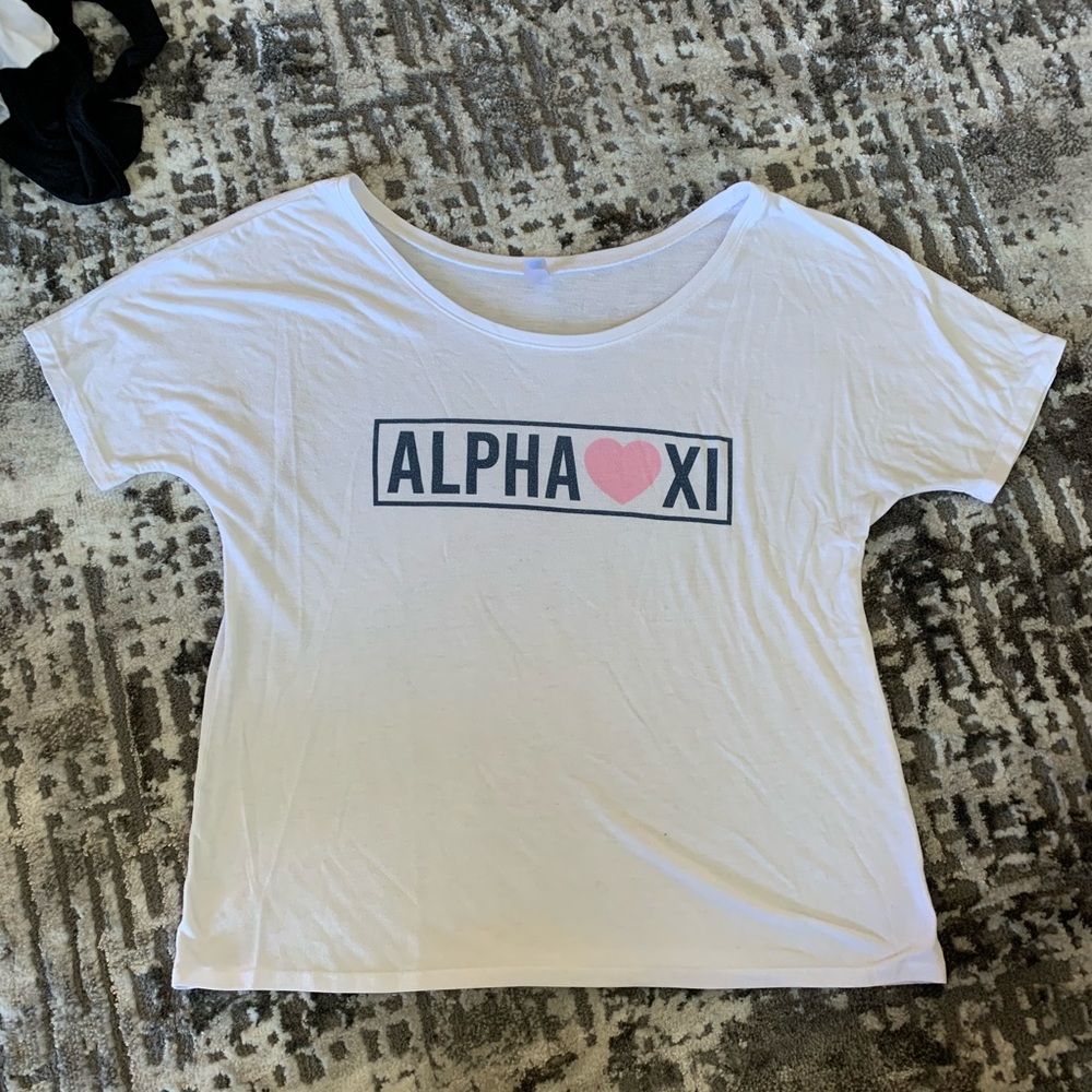 Alpha Xi Delta (AXiD) Off the Shoulder Top